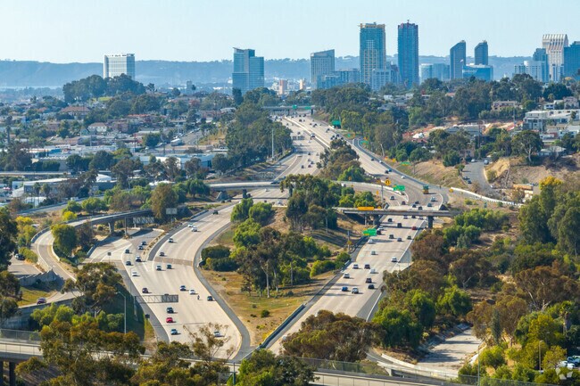 Interstates can take you to downtown San Diego.