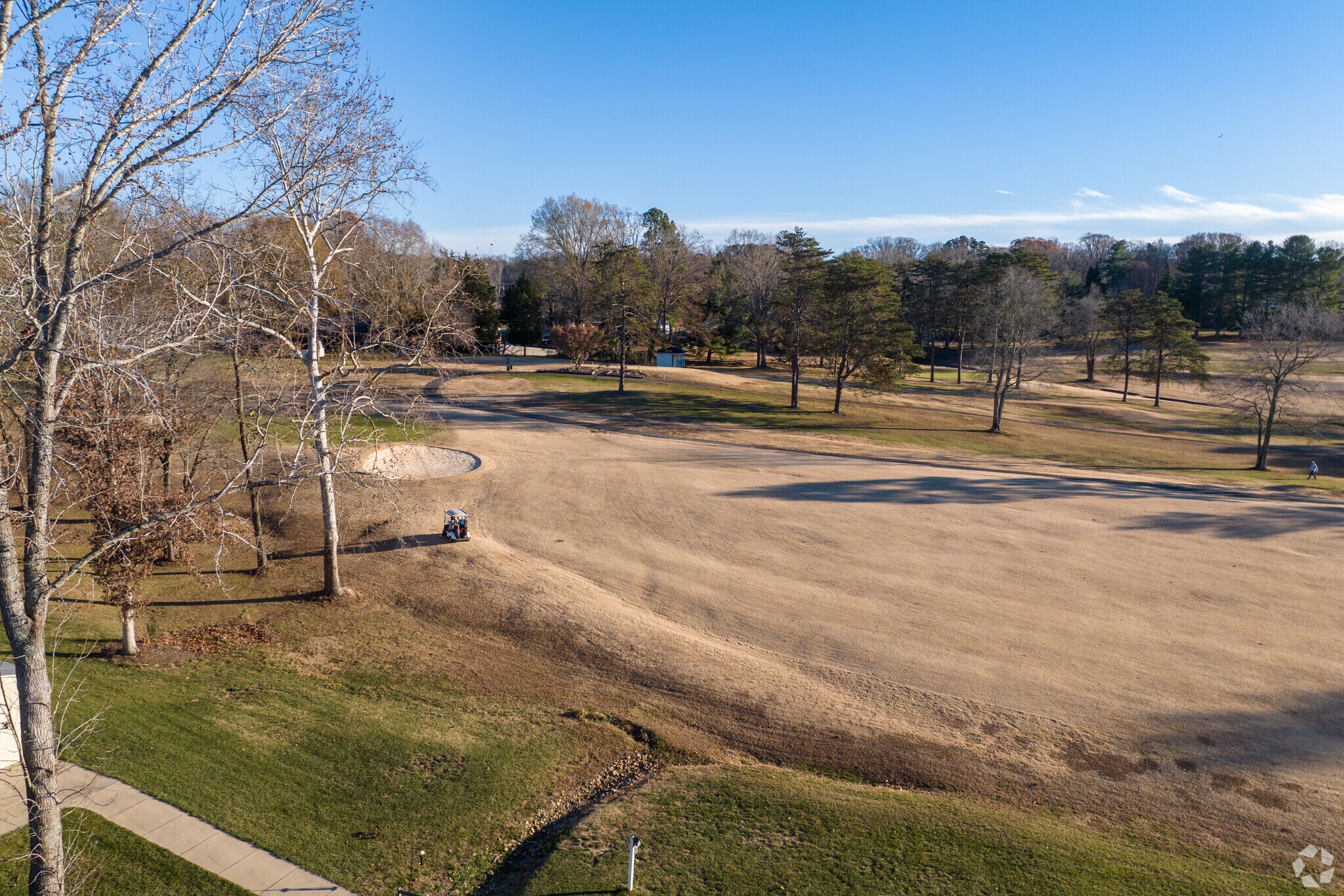 The golf course at Pine Knolls Golf Club is ready for you to tee off.