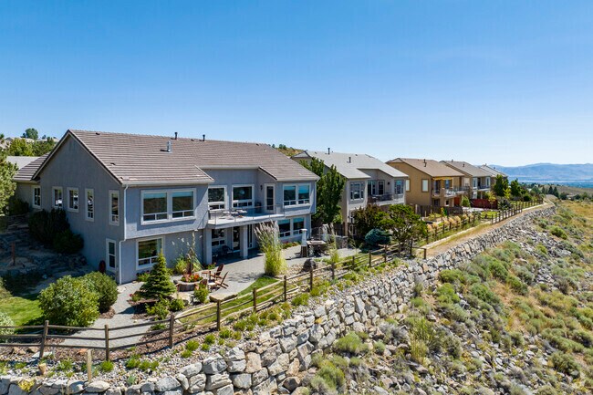 These homes sit at the top of Northgate and have clear views of the Eastern Sierra Mountains.