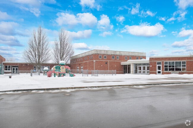 The gymnasium and playground foster good physical growth throughout the student body at the Paul B. D Temple Elementary School.