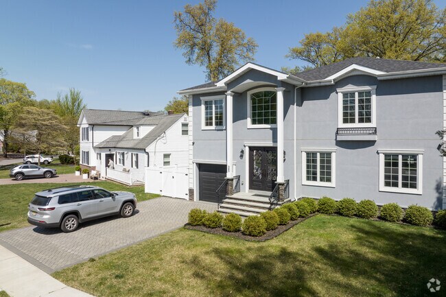 Many River Edge homes have attached garages.