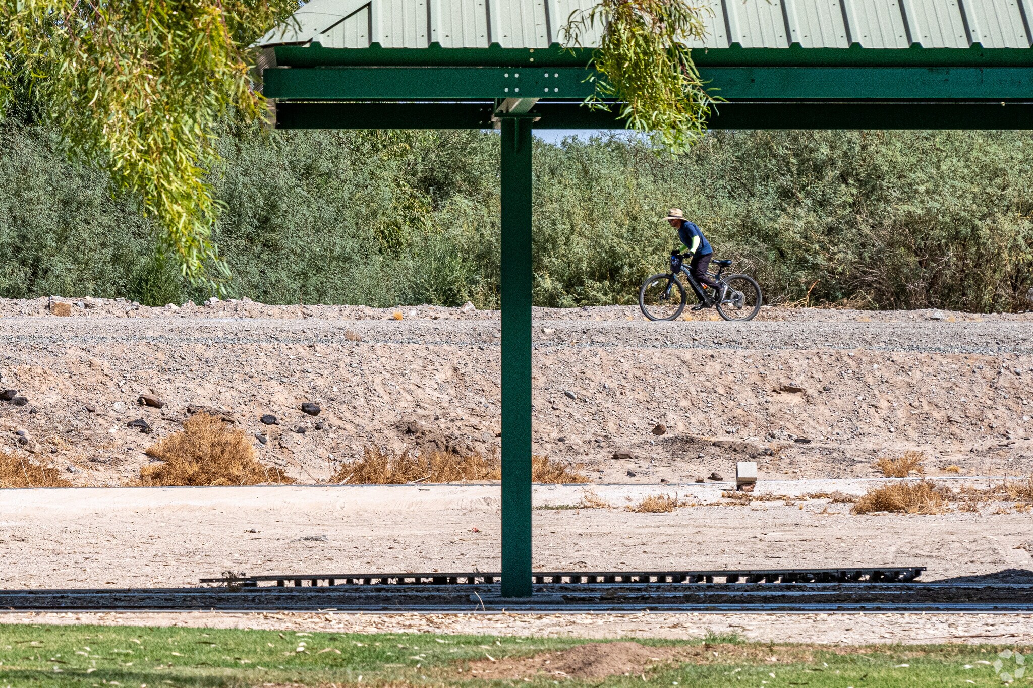 Locals enjoy riding bikes on the miles of paved and unpaved bike paths in Yuma.