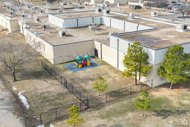 Lewis & Clark Elementary School has a playground dedicated to the youngest students.