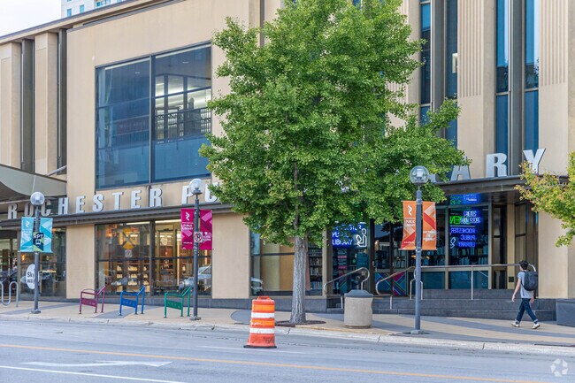 Residents of Washington have access to the Rochester Public Library.
