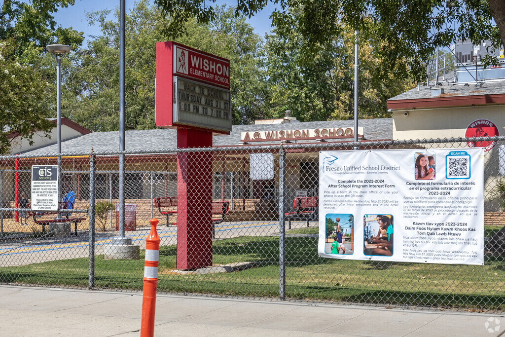 Wishon Elementary School serves grades K-6 in the McLane neighborhood of Fresno.
