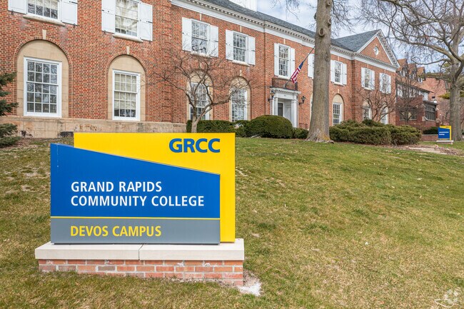 Grand Rapids Community College's DeVos Campus is located on Fulton St in Heritage Hill.