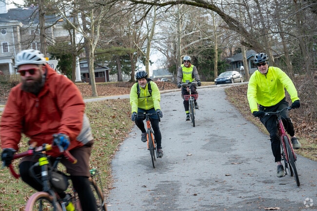 Pleasant Run Trail is frequently used for running, walking, and biking in Eastside.