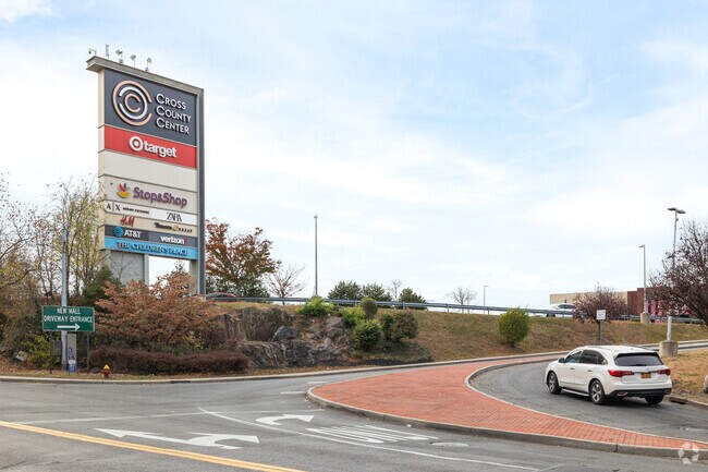 The vast retail offerings of Cross County Center are a short drive from Mount Vernon.