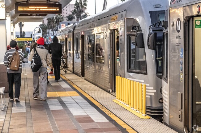 The metro can take you from Downtown Long Beach to Downtown LA.