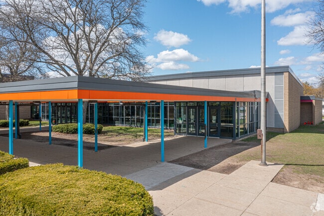 Dwight Rich School of the Arts integrates music and visual arts.