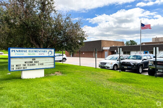 Penrose Elementary School is located next to Penrose Park.