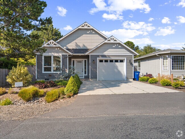 There are a lot of homes that are constructed with an A-frame style roof in the Salishan area.