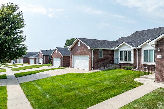 Duplex homes are prominent in the Porter Ridge neighborhood.