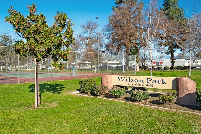 Spend a sunny day playing tennis at Wilson Park in Bakersfield.