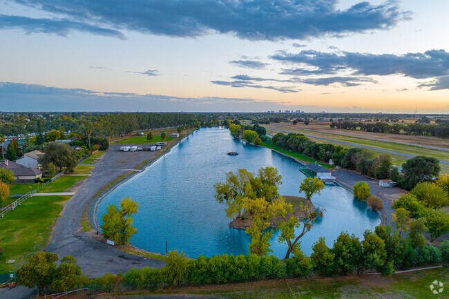 Three scenic lakes are part of Bell Acqua Lake Waterski School.