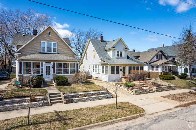 Two-Story Homes with Sidewalks in the Holland Neighborhood.