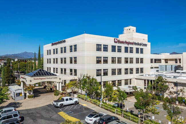 Shasta Regional Medical Center is the closest hospital south of Mountain Gate.