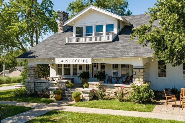 Meet friends for coffee at the locally owned Cause Coffee.