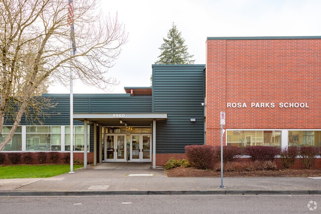 Rosa Parks Elementary Entrance Portsmouth