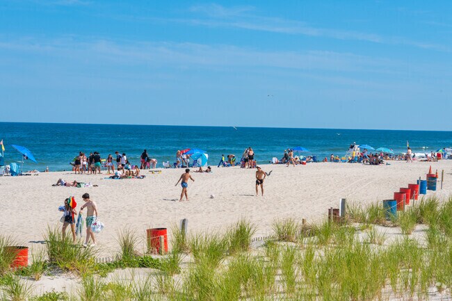 The beach in Seaside Heights is an eleven mile drive for residents of Pine Lake Park looking to spend the day at the ocean.