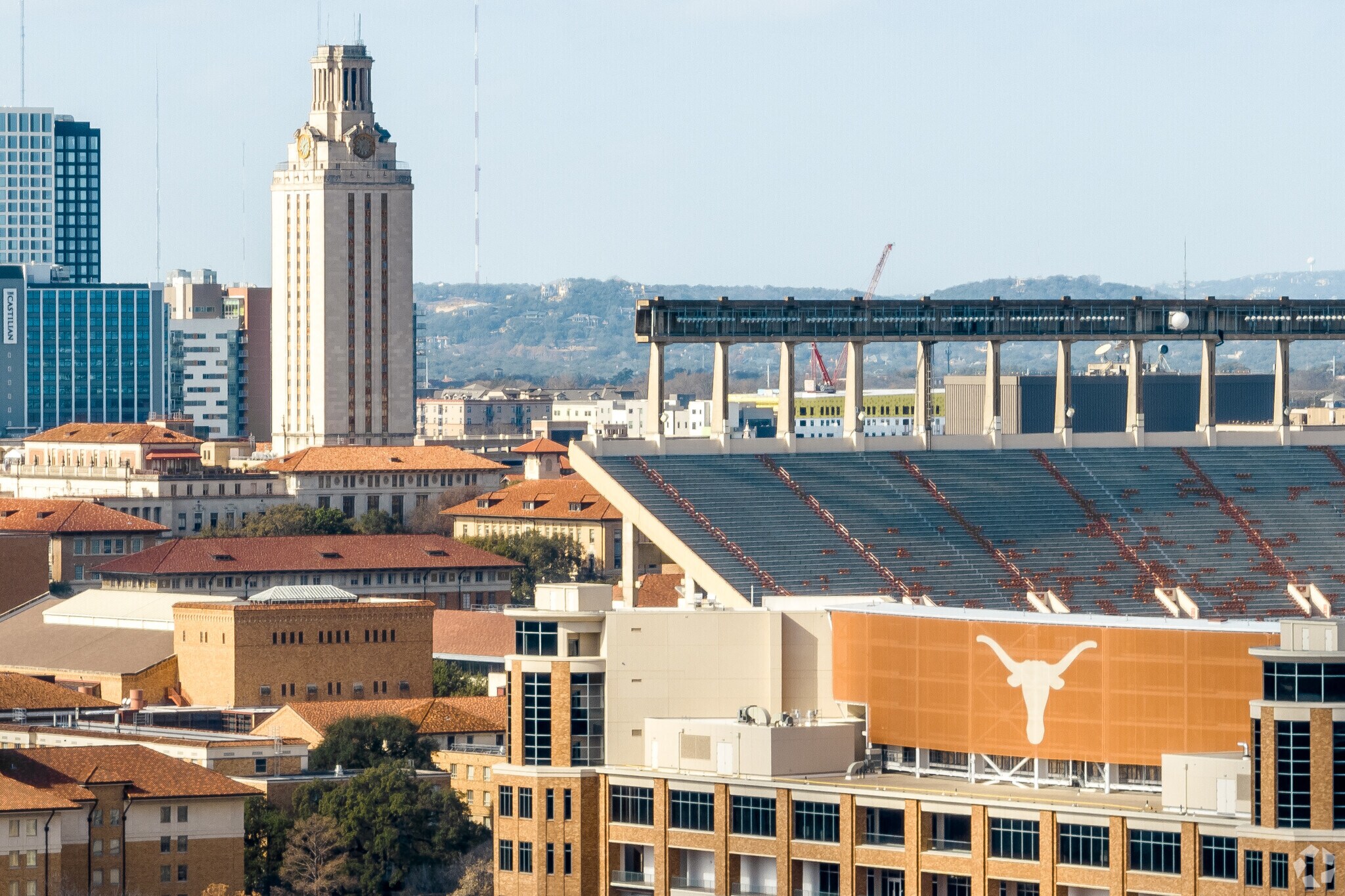 Blackland is a stone's throw from the University of Texas.