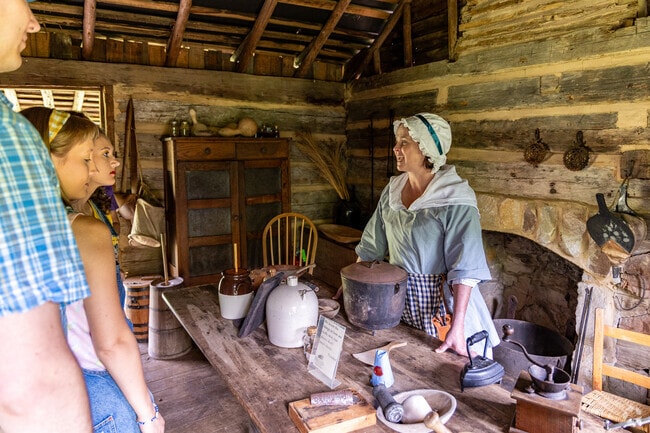A Bonny Kate re-enactor tells the history of the area and their family.