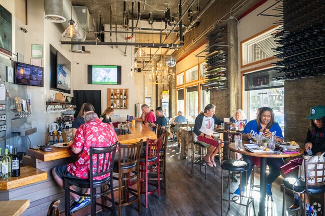 San Elijo Vine and Tap is a happy hour and brunch-favorite with a list of regional beers and wines.