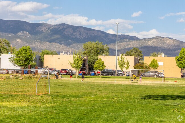 Have a soccer game with your friends at the Mesa Verde Park and Community Center.