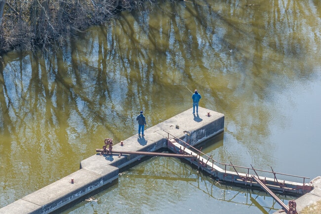 The Sinnissippi Dam Walking Bridge in Sterling is a great place to get away from it all.