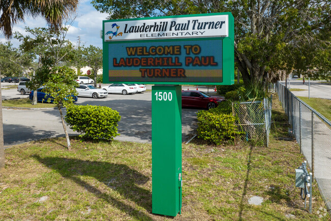 Lauderhill Paul Turner Elementary School in Lauderhill is a C+ rated school.