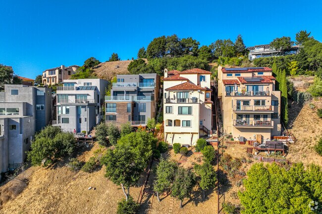 Some of the Hiller Highlands neighborhood is made up of townhomes built in the mid-1990s.