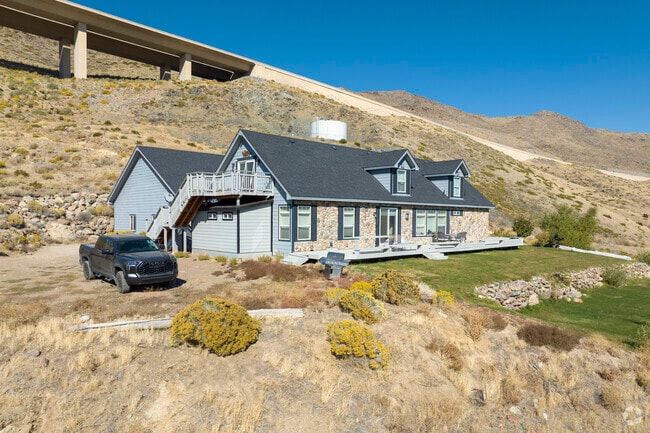 Pleasant Valley has a unique layout with homes built into the hillside, removed of neighbors.