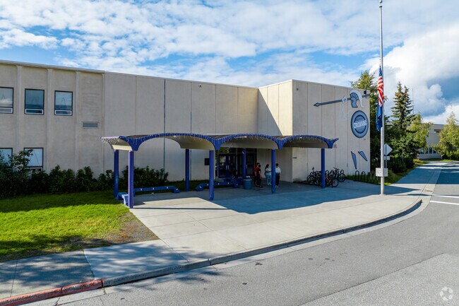 Romig Middle School enrolls the community close to Taku/Campbell.