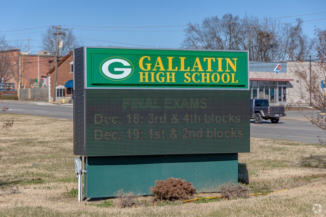 Gallatin Senior High School serves grades 9-12.