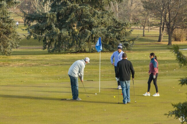 The Highland Hills Golf Club in Edwards has the majestic Rocky Mountains as a background.