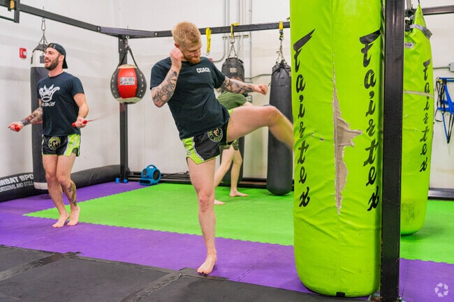 Hard Knocks MMA and Muay Thai provide classes to residents of Upper Washington-Spring Street.