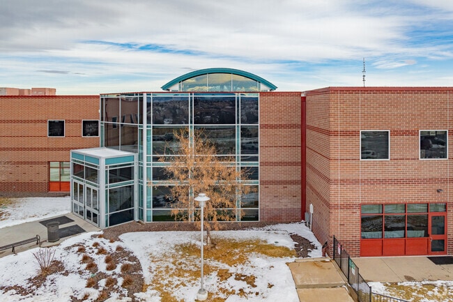 Cherry Hills Christian School in Highlands Ranch on a winter's day.