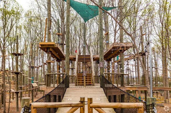 Tree Trekkers in Bartonsville boasts 40 zipline courses.