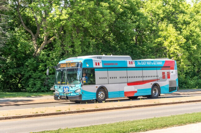 Bus Route 20 provides convenient transportation options for Elmwood Court residents.