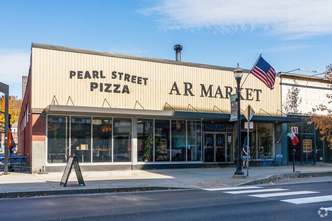 Pearl Street Pizza is a popular local pizzeria known for its delicious pies near South Barre.