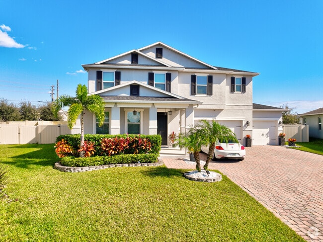 New traditional homes can be found in the Columbia community.