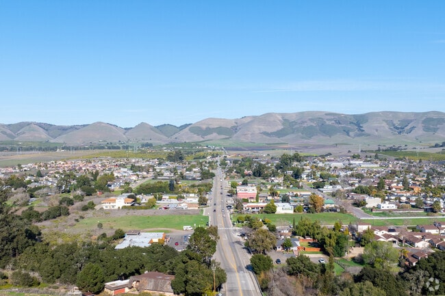 Nipomo is a small town surrounded by agriculture.