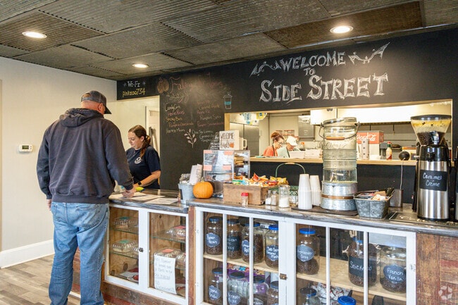 It the mornings, Central City residents will go to Side Street Deli and Catering for a morning cup of coffee.