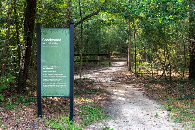 Kingwood residents can get out and enjoy nature in areas like Creekwood Nature Area.
