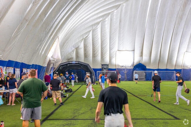 At Genesee Fieldhouse provides an indoor space for practice and sports leagues.