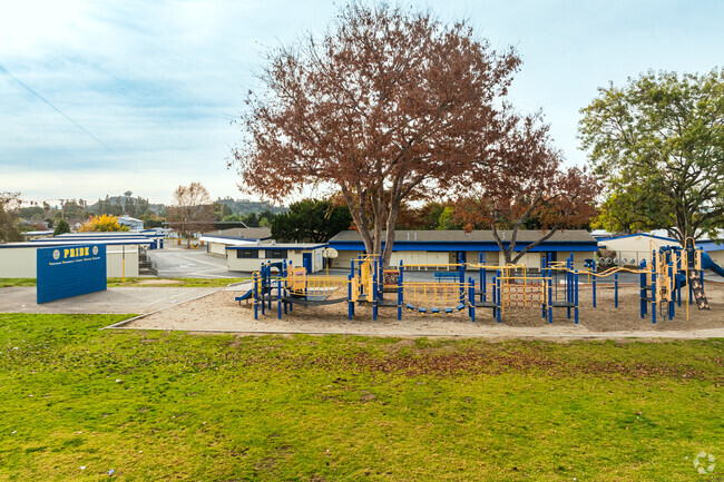 The playgrounds at Fred Ekstrand Elementary School are loved by all the students.