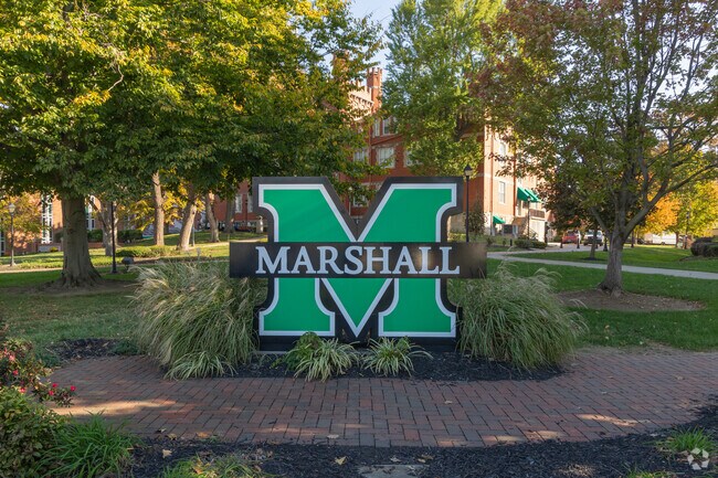 Marshall University is just outside Guyandotte, and bleeds into the neighborhood with pride.