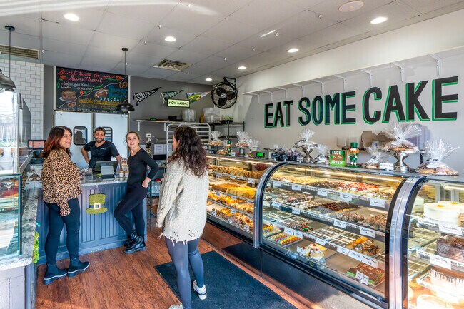 Mark's Bake Shoppe in Lighthouse Hill is a local favorite for pastries and custom cakes.