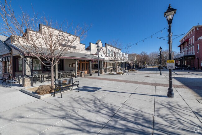Stroll through Carson City's Brewery Arts Center plaza, a hub for culture and events.