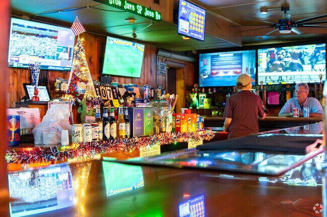 Bill's Open Door Cafe is a popular spot on game days.